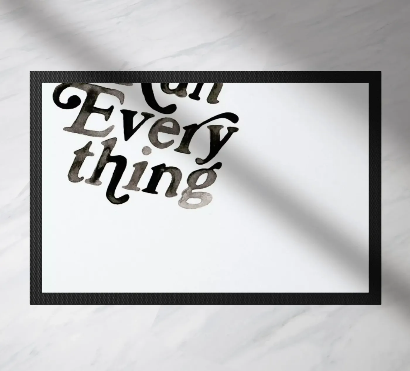 Lets Talk doormat by Victoria Verbaan