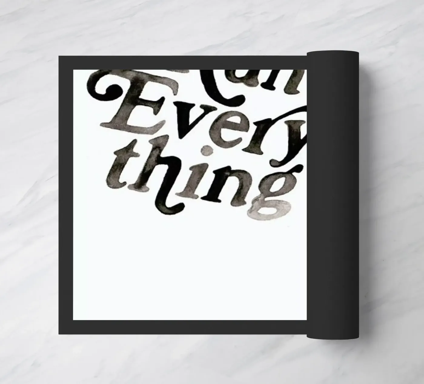 Lets Talk doormat by Victoria Verbaan