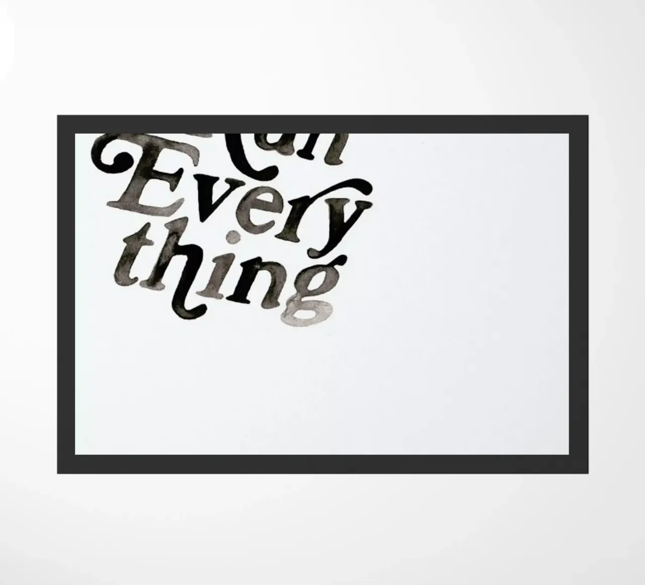 Lets Talk doormat by Victoria Verbaan