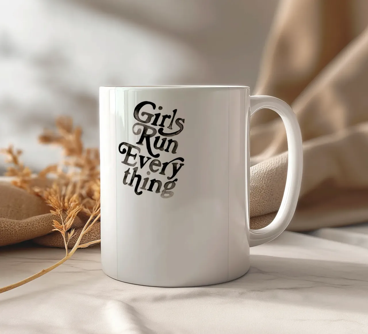 Lets Talk Keramik Tasse von Victoria Verbaan