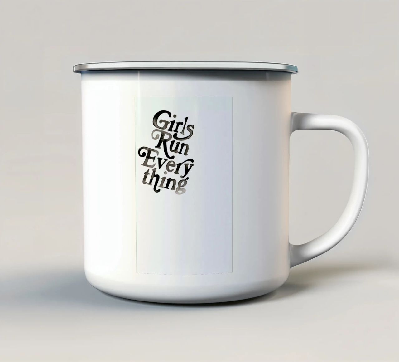 Lets Talk tazza in smalto da Victoria Verbaan