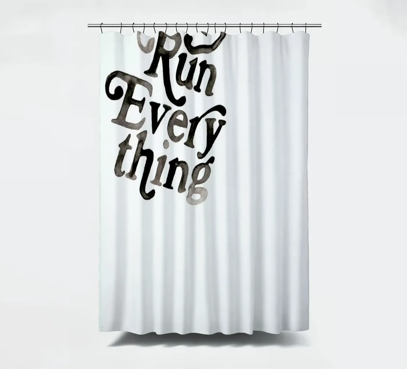 Lets Talk douchegordijn van Victoria Verbaan