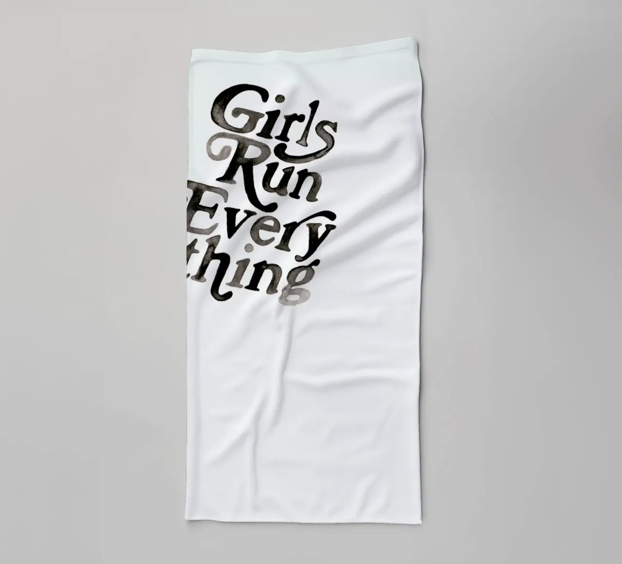 Lets Talk towel by Victoria Verbaan