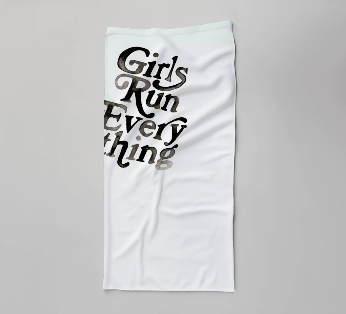 Lets Talk towel by Victoria Verbaan