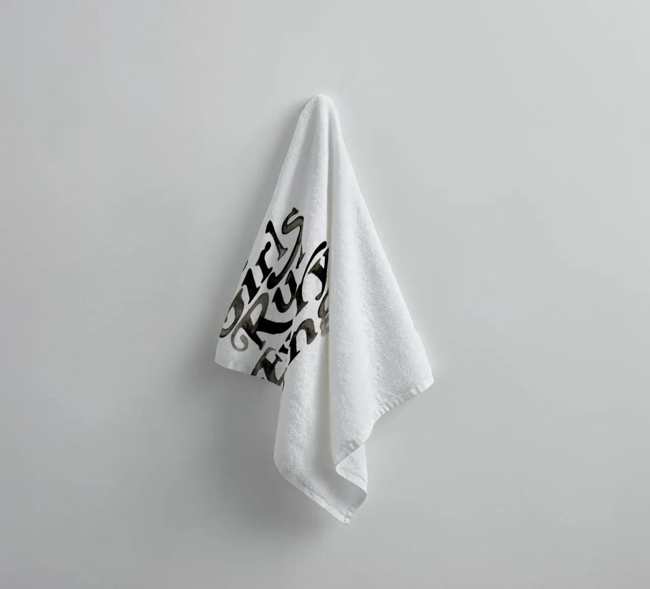 Lets Talk towel by Victoria Verbaan