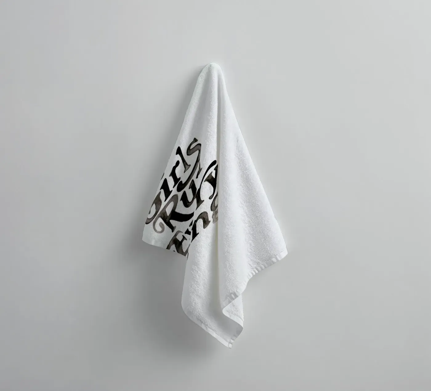 Lets Talk towel by Victoria Verbaan