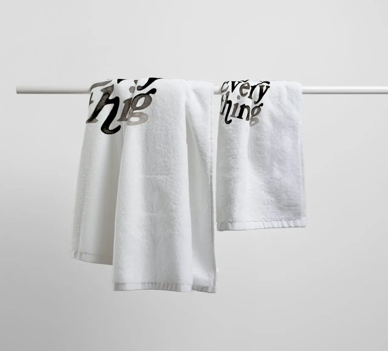 Lets Talk towel by Victoria Verbaan