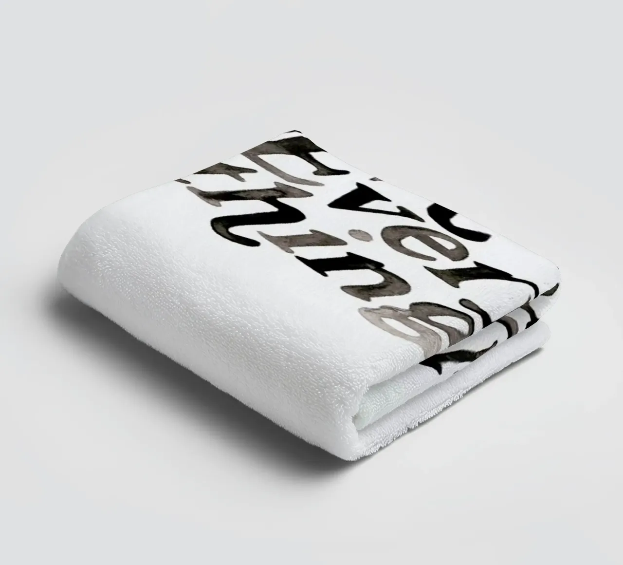 Lets Talk towel by Victoria Verbaan