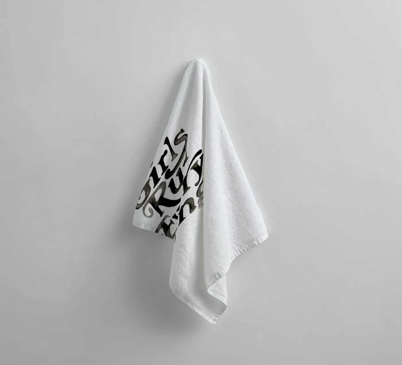 Lets Talk towel by Victoria Verbaan