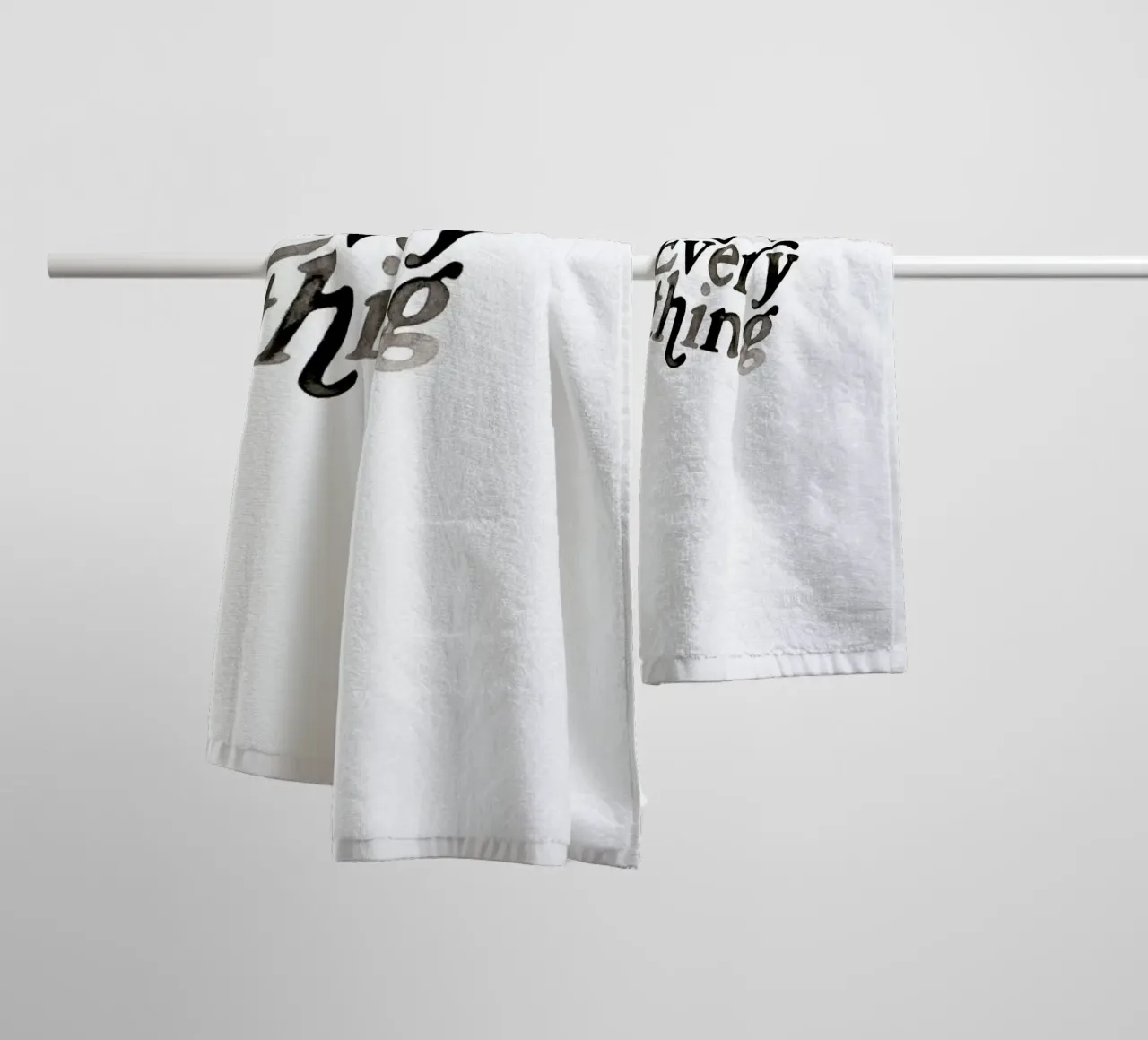 Lets Talk towel by Victoria Verbaan