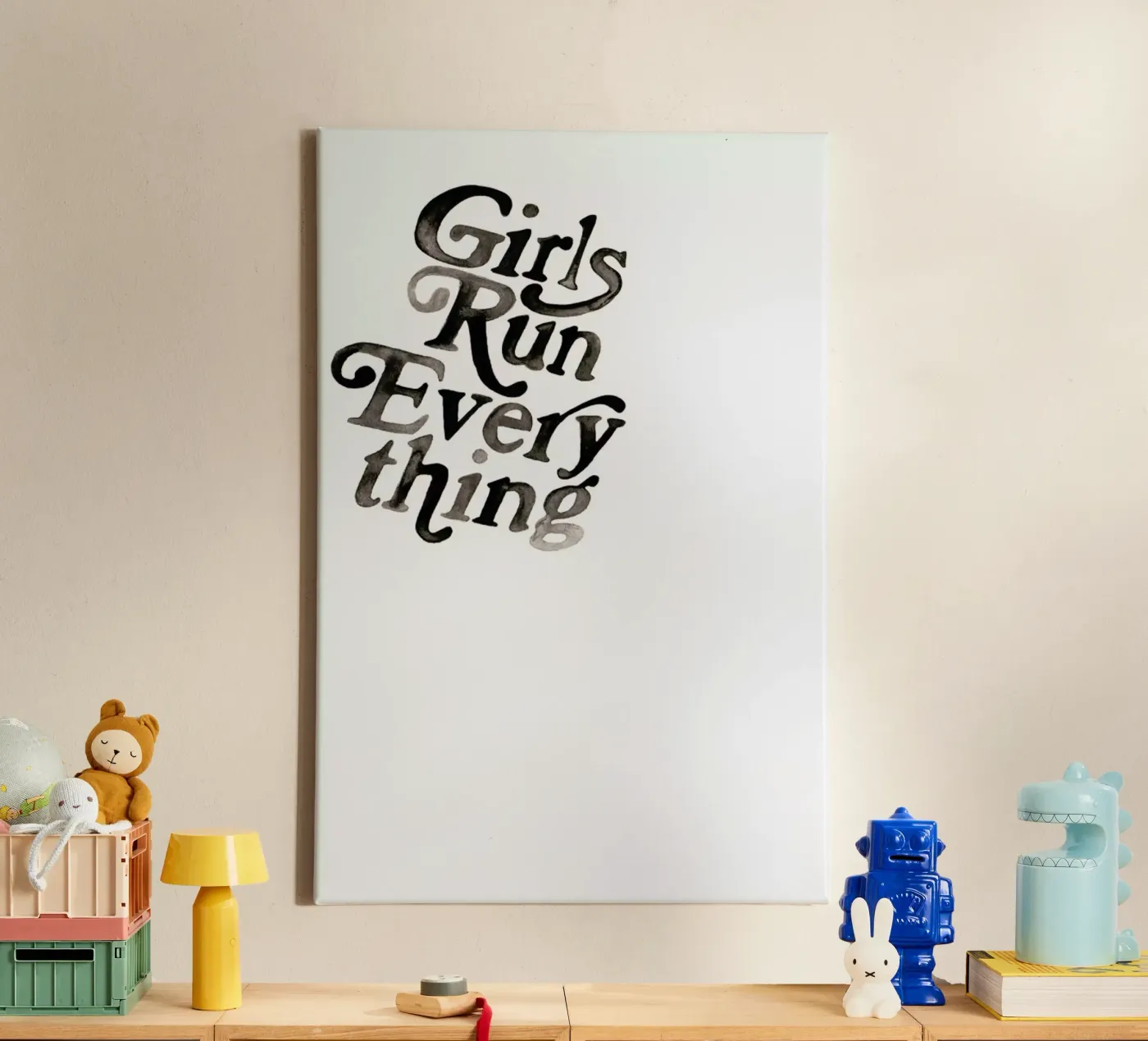 Lets Talk canvas van Victoria Verbaan