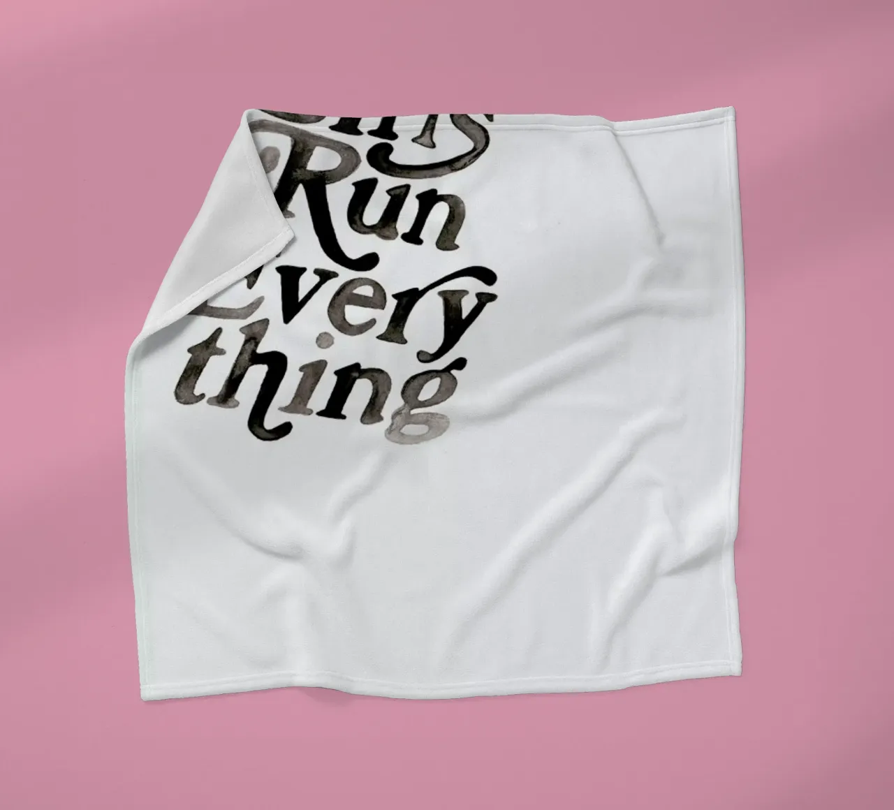 Lets Talk fleece blanket by Victoria Verbaan