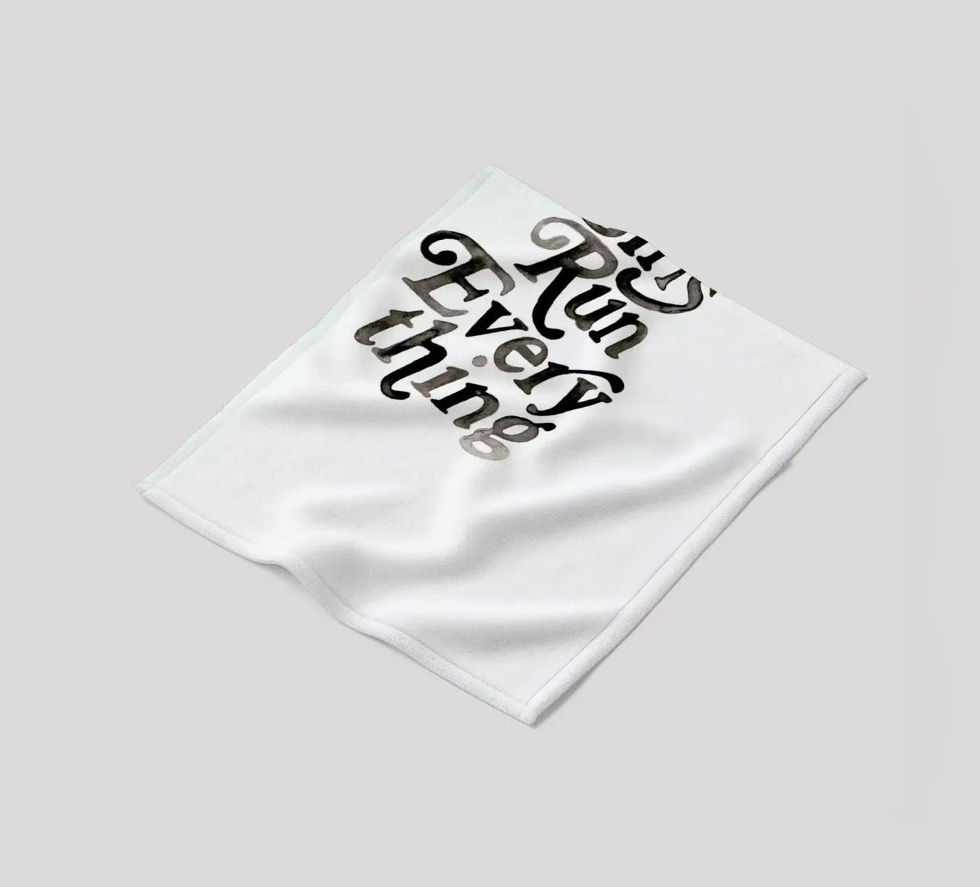 Lets Talk fleece blanket by Victoria Verbaan