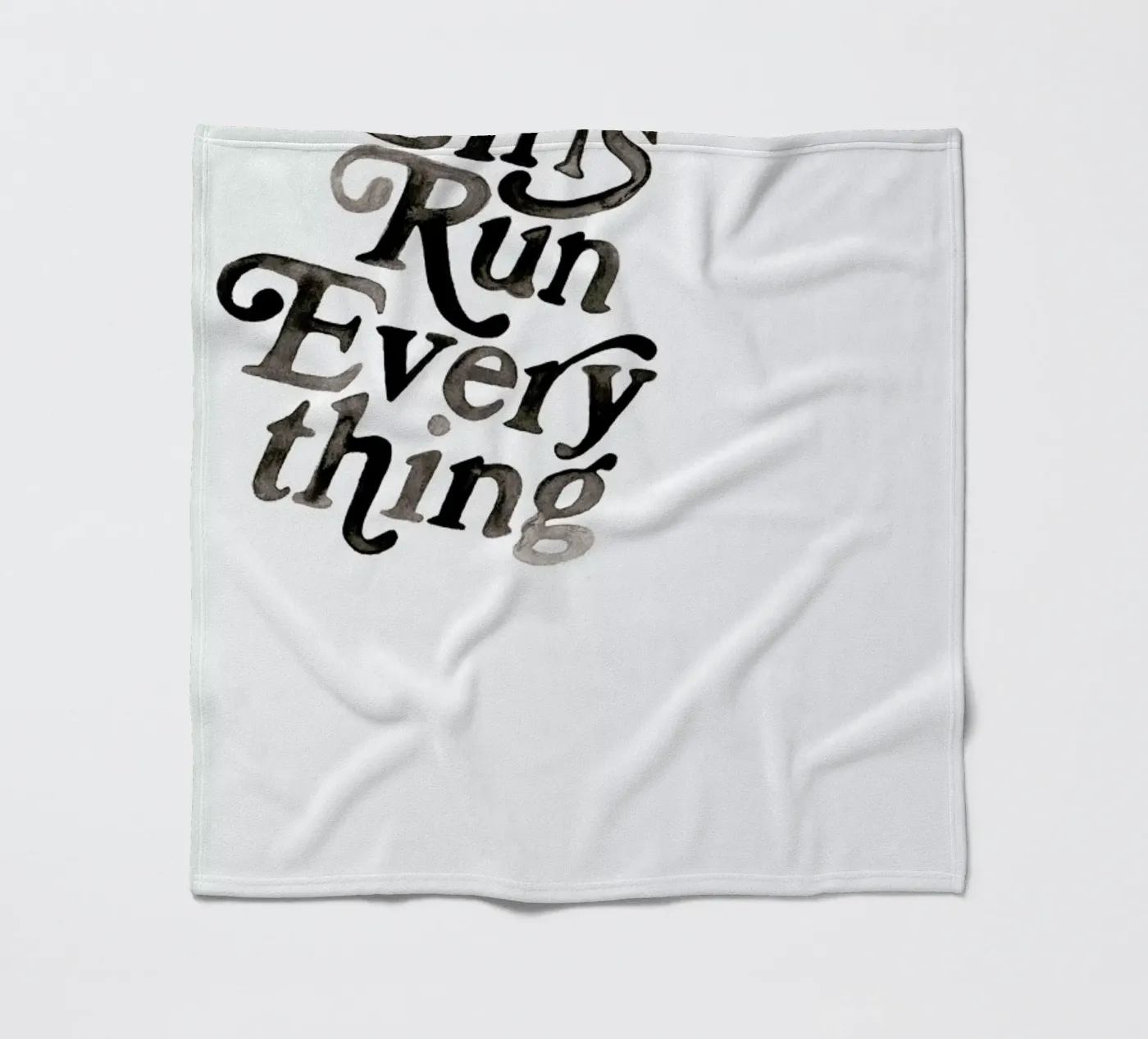 Lets Talk fleece blanket by Victoria Verbaan