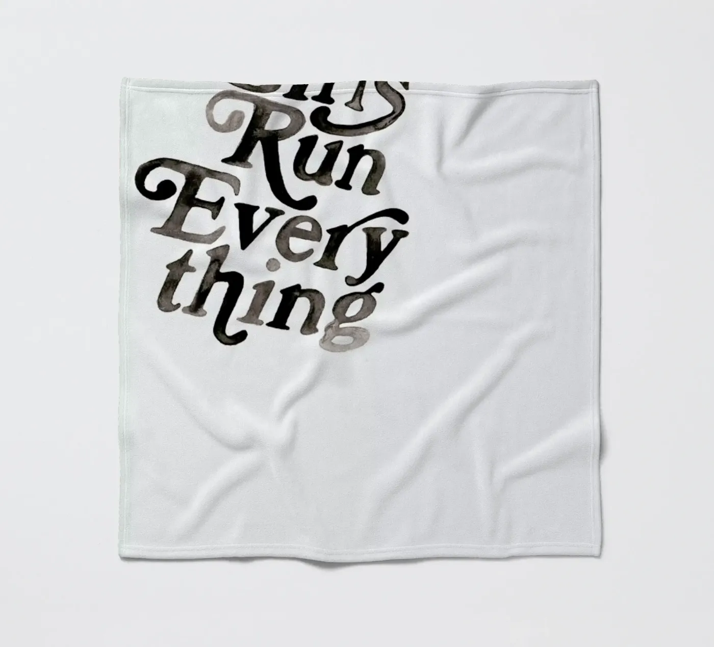 Lets Talk fleece blanket by Victoria Verbaan