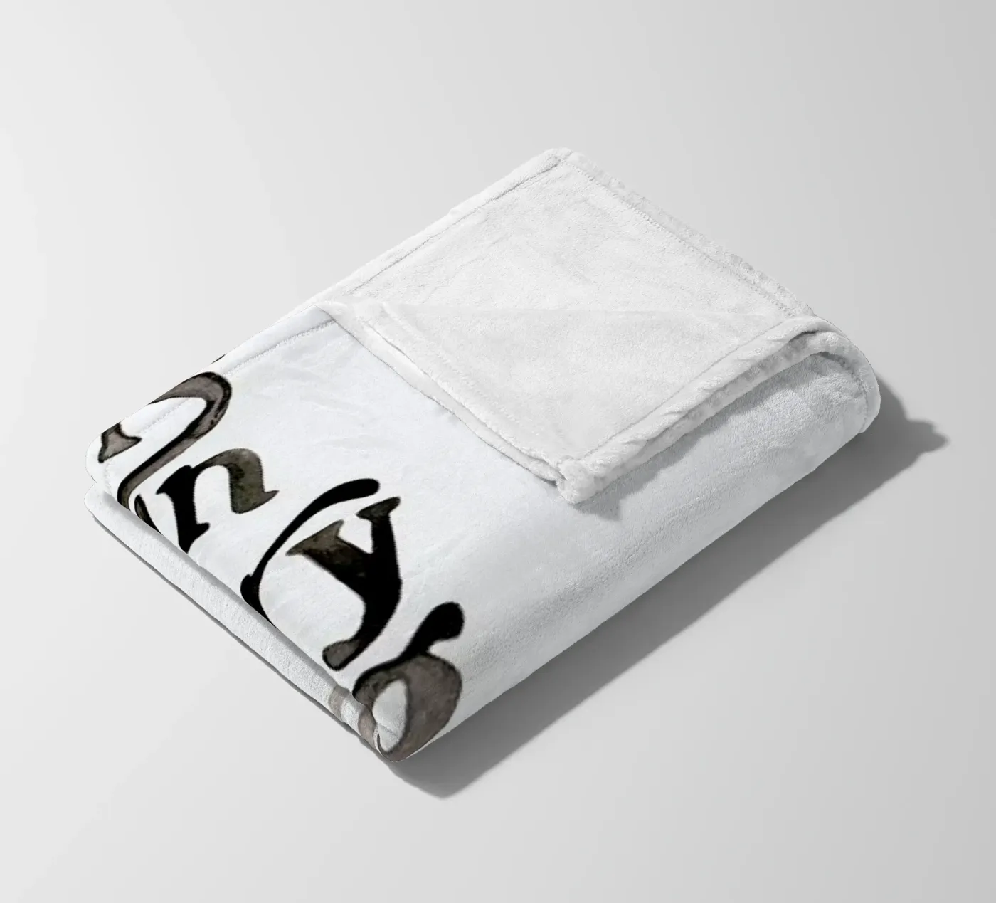 Lets Talk fleece blanket by Victoria Verbaan