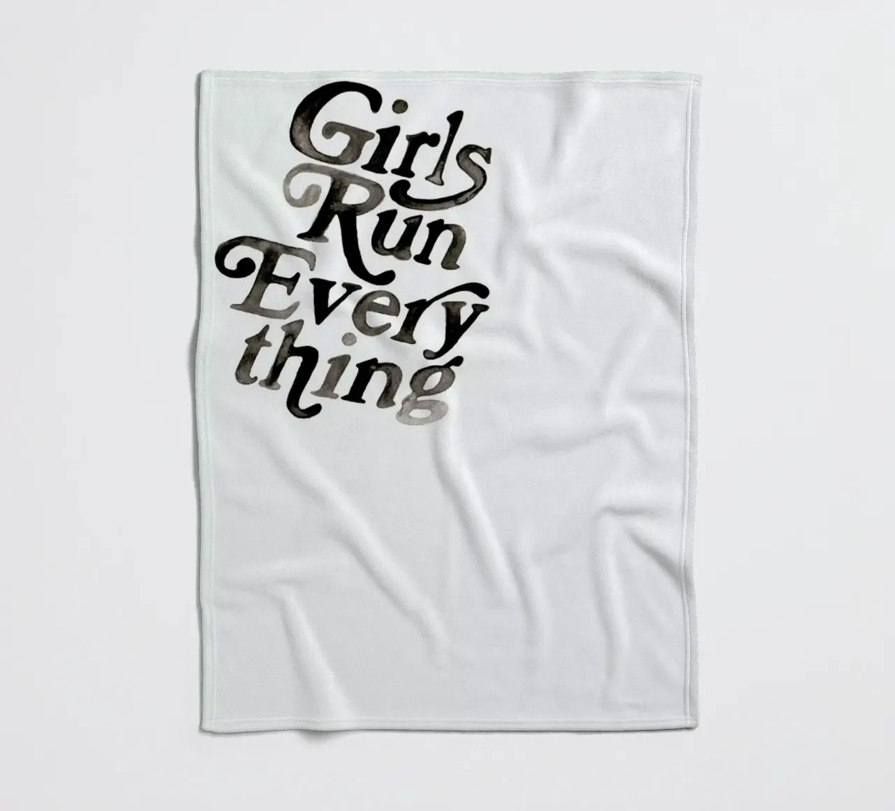 Lets Talk fleece blanket by Victoria Verbaan