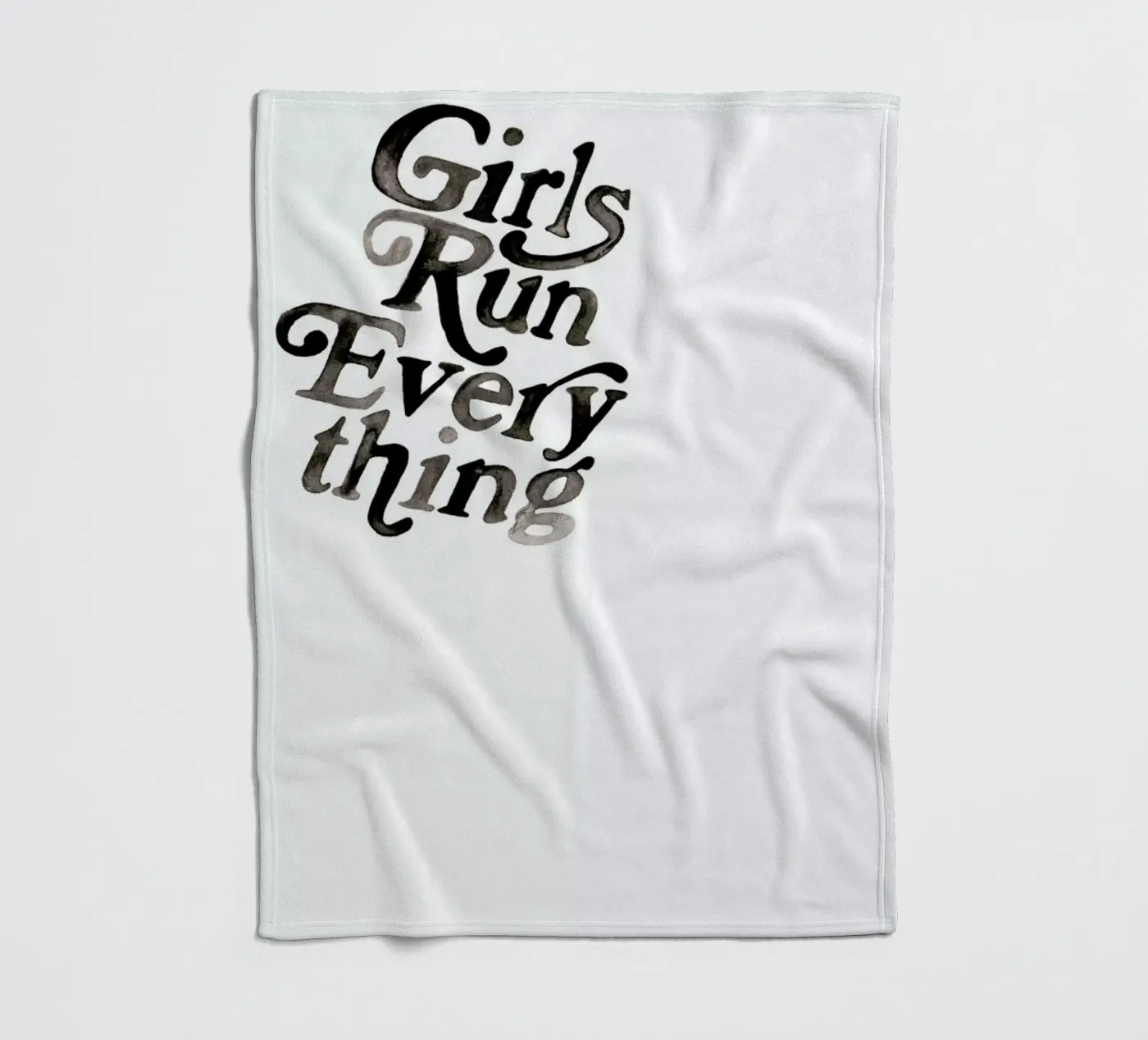 Lets Talk fleece blanket by Victoria Verbaan