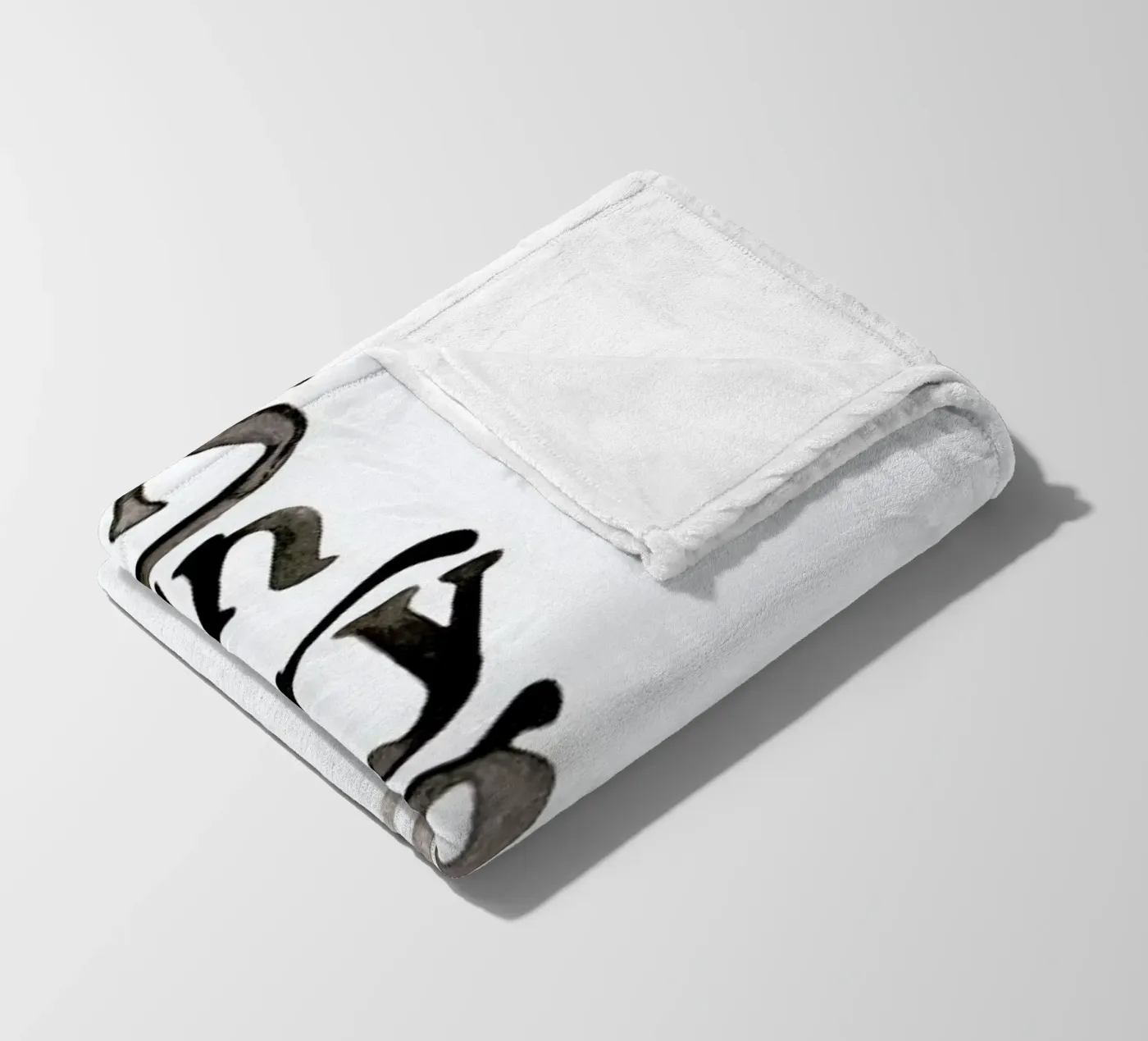 Lets Talk fleece blanket by Victoria Verbaan