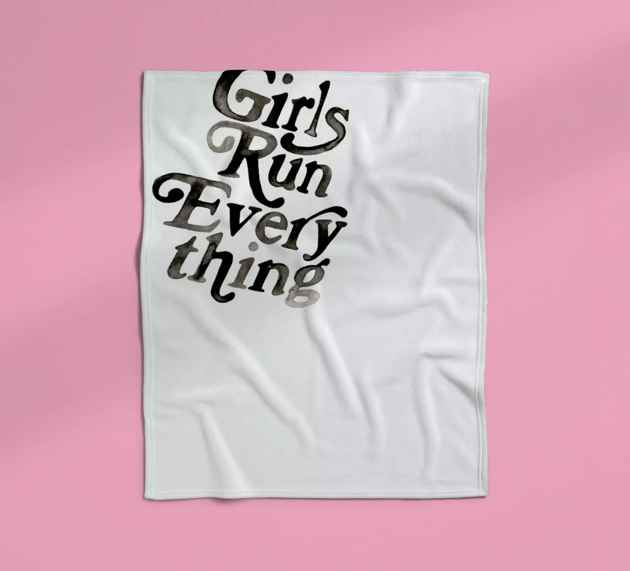 Lets Talk fleece blanket by Victoria Verbaan