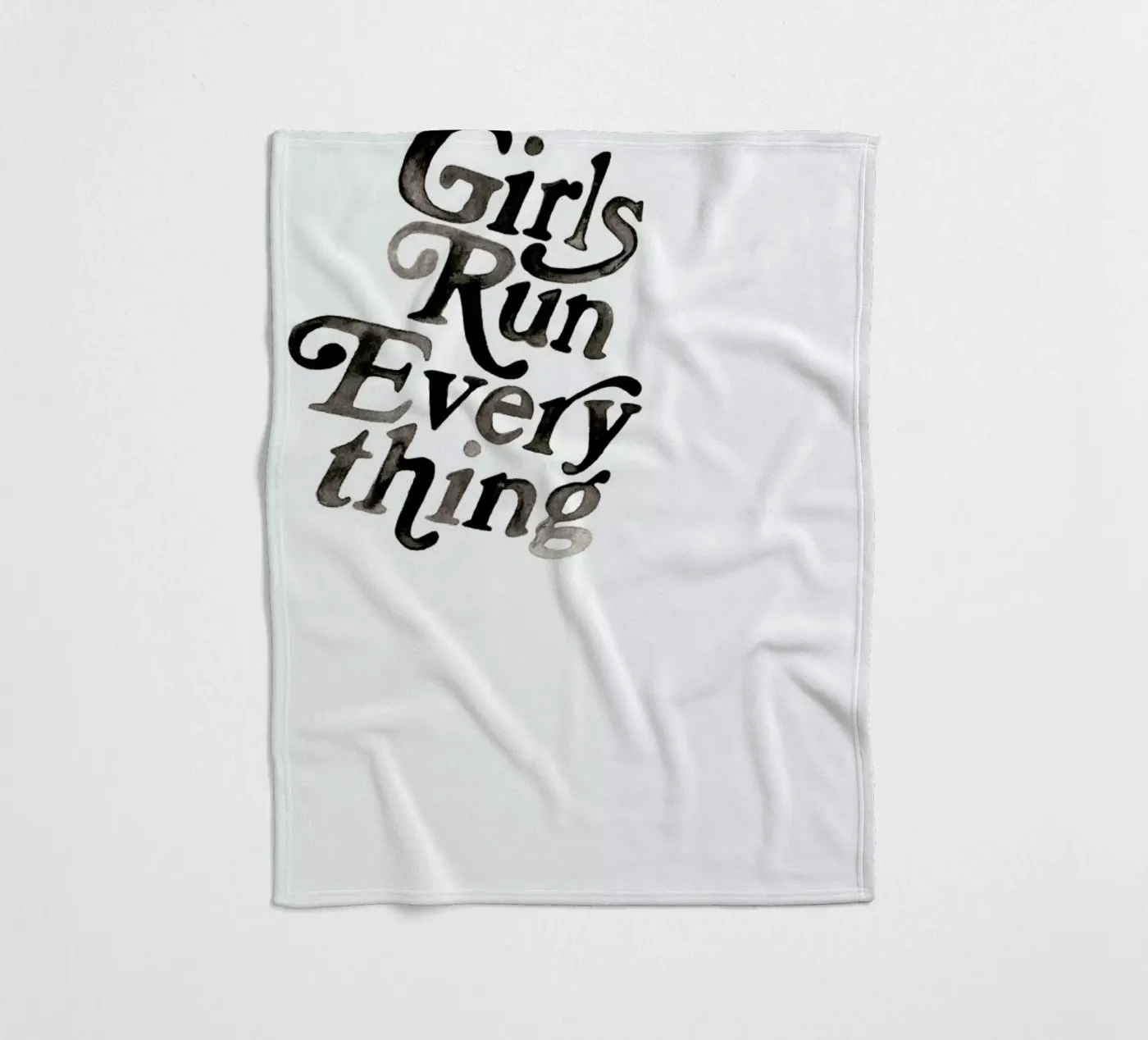 Lets Talk fleece blanket by Victoria Verbaan