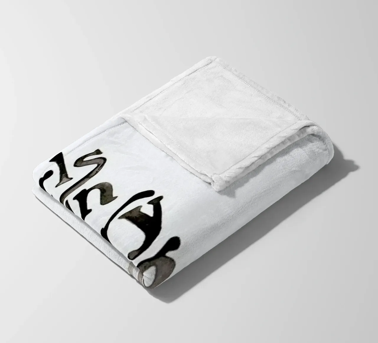 Lets Talk fleece blanket by Victoria Verbaan