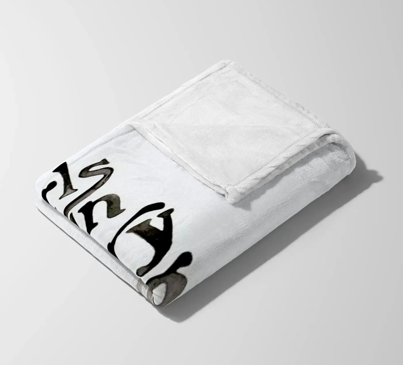 Lets Talk fleece blanket by Victoria Verbaan