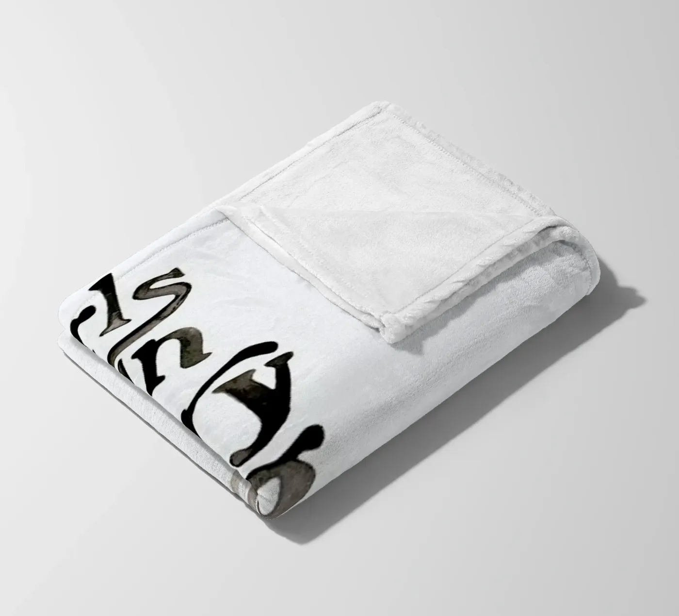 Lets Talk fleece blanket by Victoria Verbaan