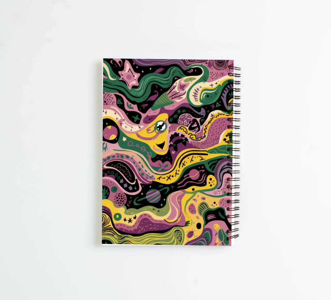 Verdant Swirl Labyrinth Ringbuch von Zep Layers