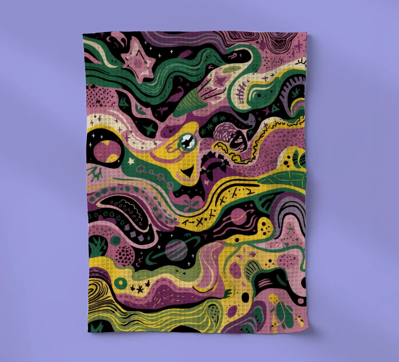 Verdant Swirl Labyrinth torchon de Zep Layers