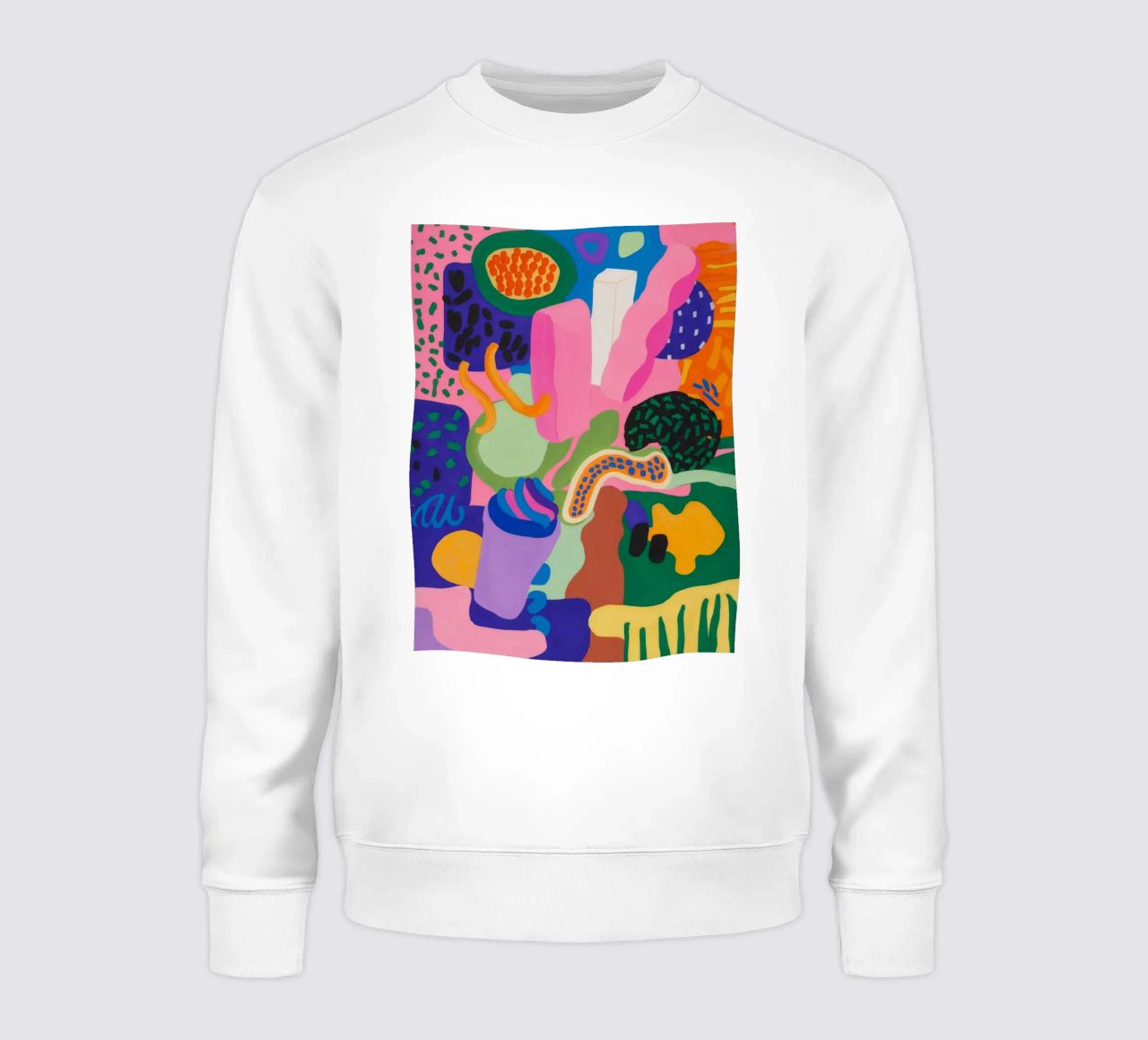 Chromatic Blob Ecstasy sweatshirt by Zep Layers