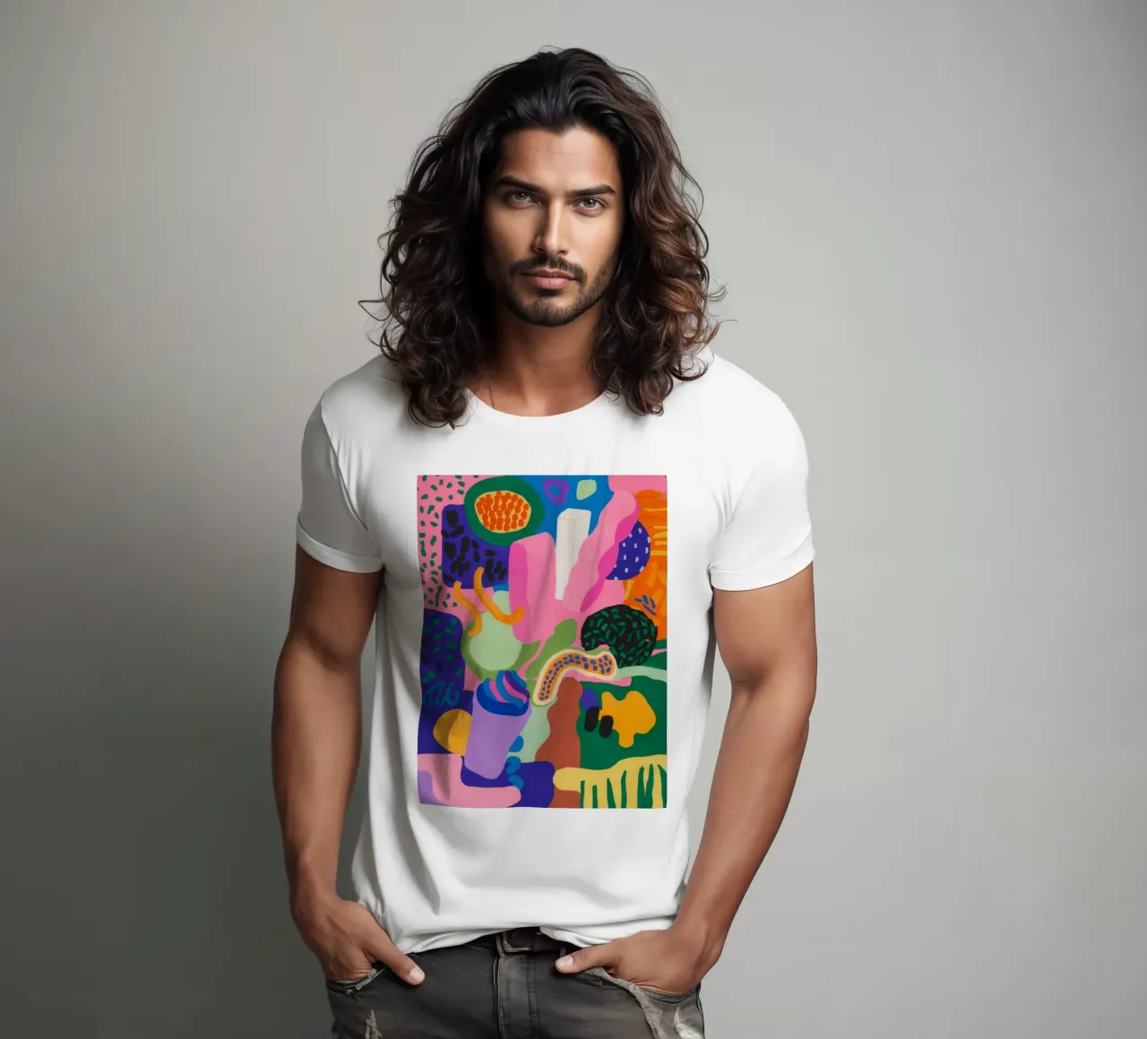 Estasi cromatica dei blob t-shirt da Zep Layers