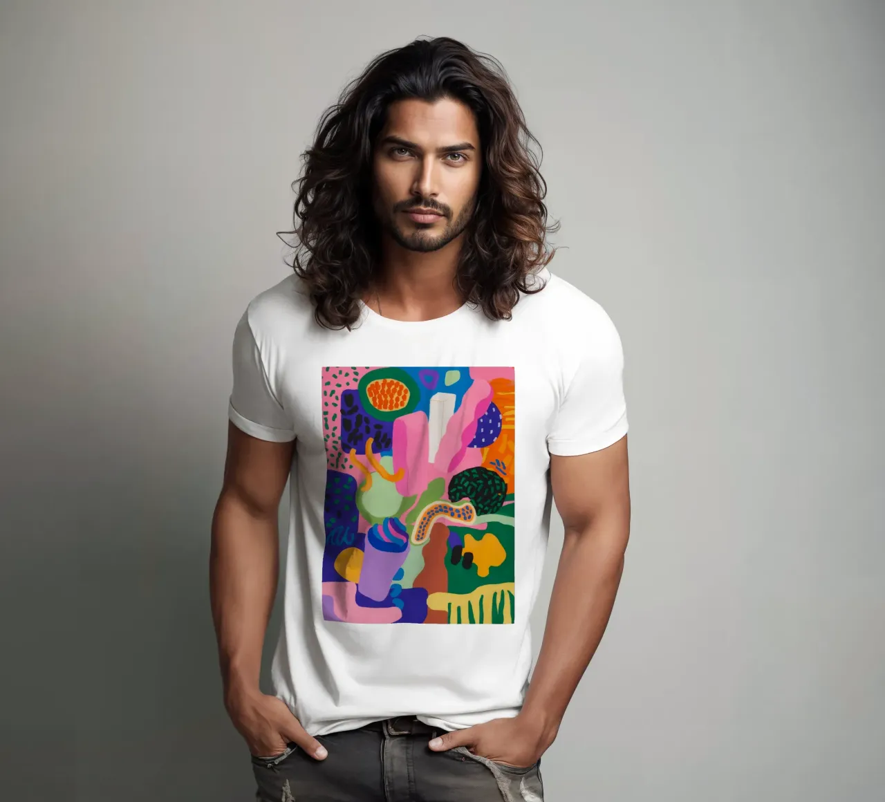 L'extase des blob chromatiques t-shirt de Zep Layers