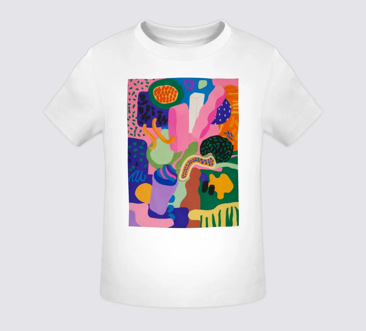 Chromatische Blob Extase baby t-shirt van Zep Layers