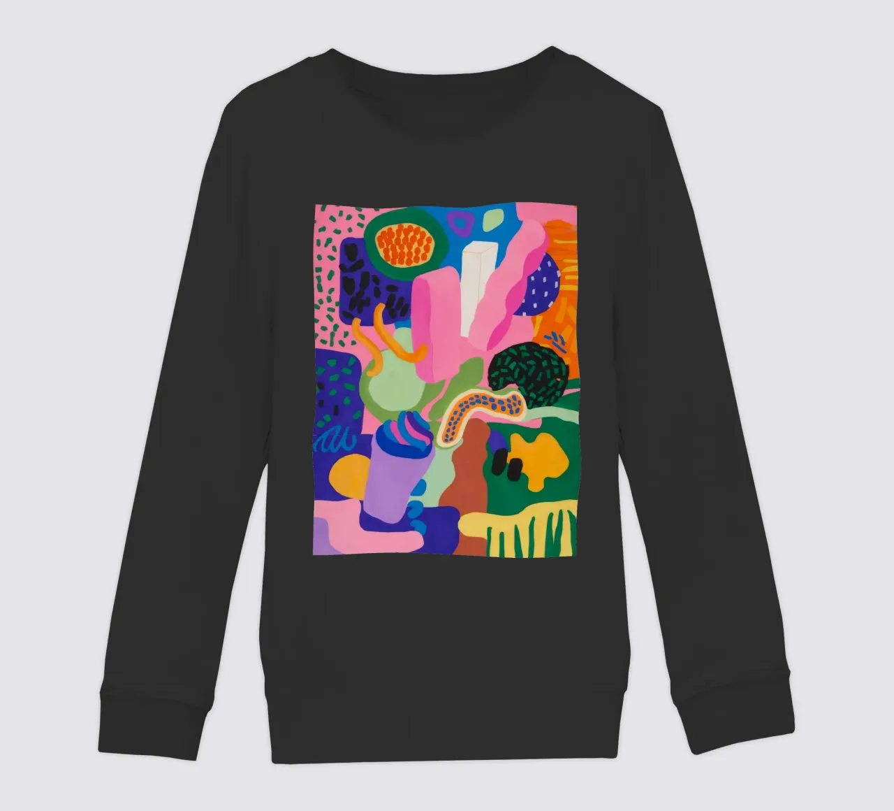 Estasi cromatica dei blob felpa bambino da Zep Layers