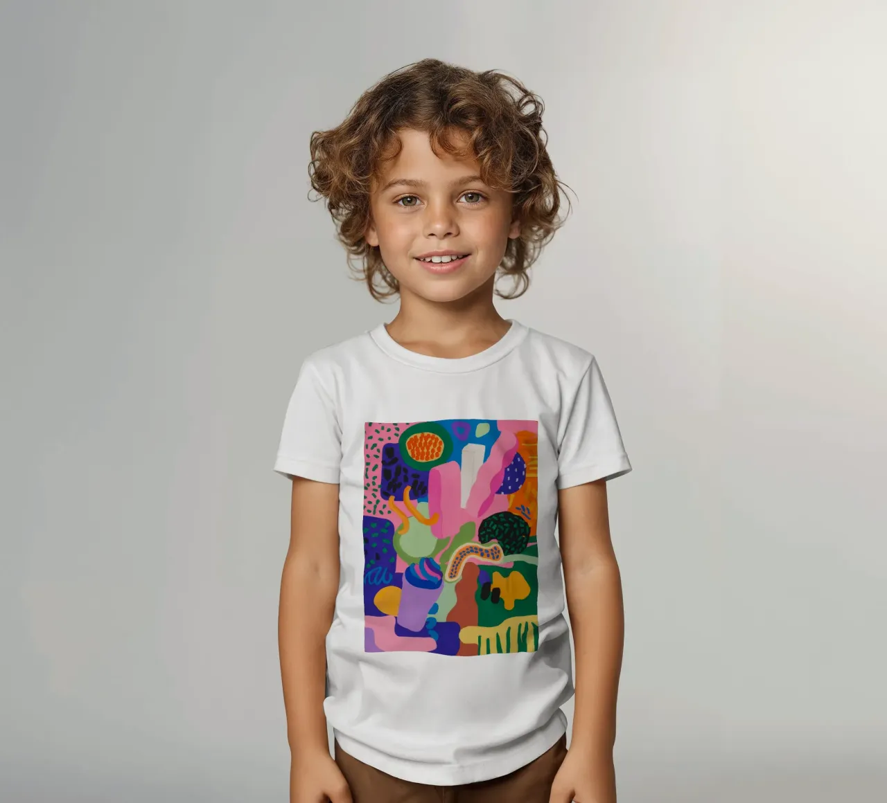 Estasi cromatica dei blob t-shirt bambini da Zep Layers