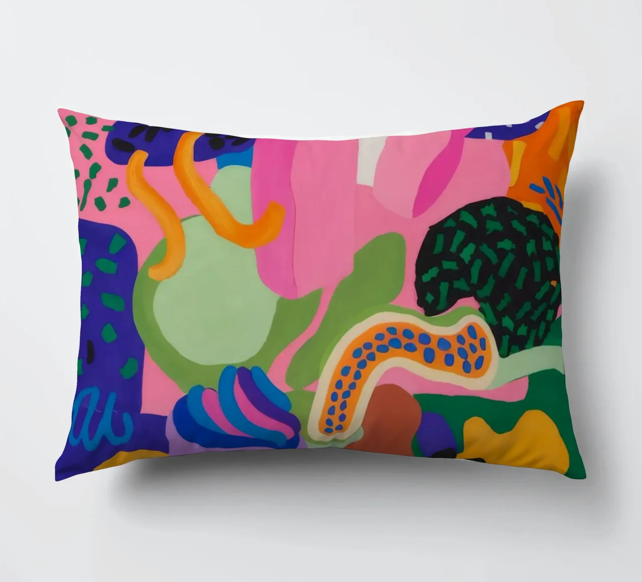 L'extase des blob chromatiques coussin de Zep Layers