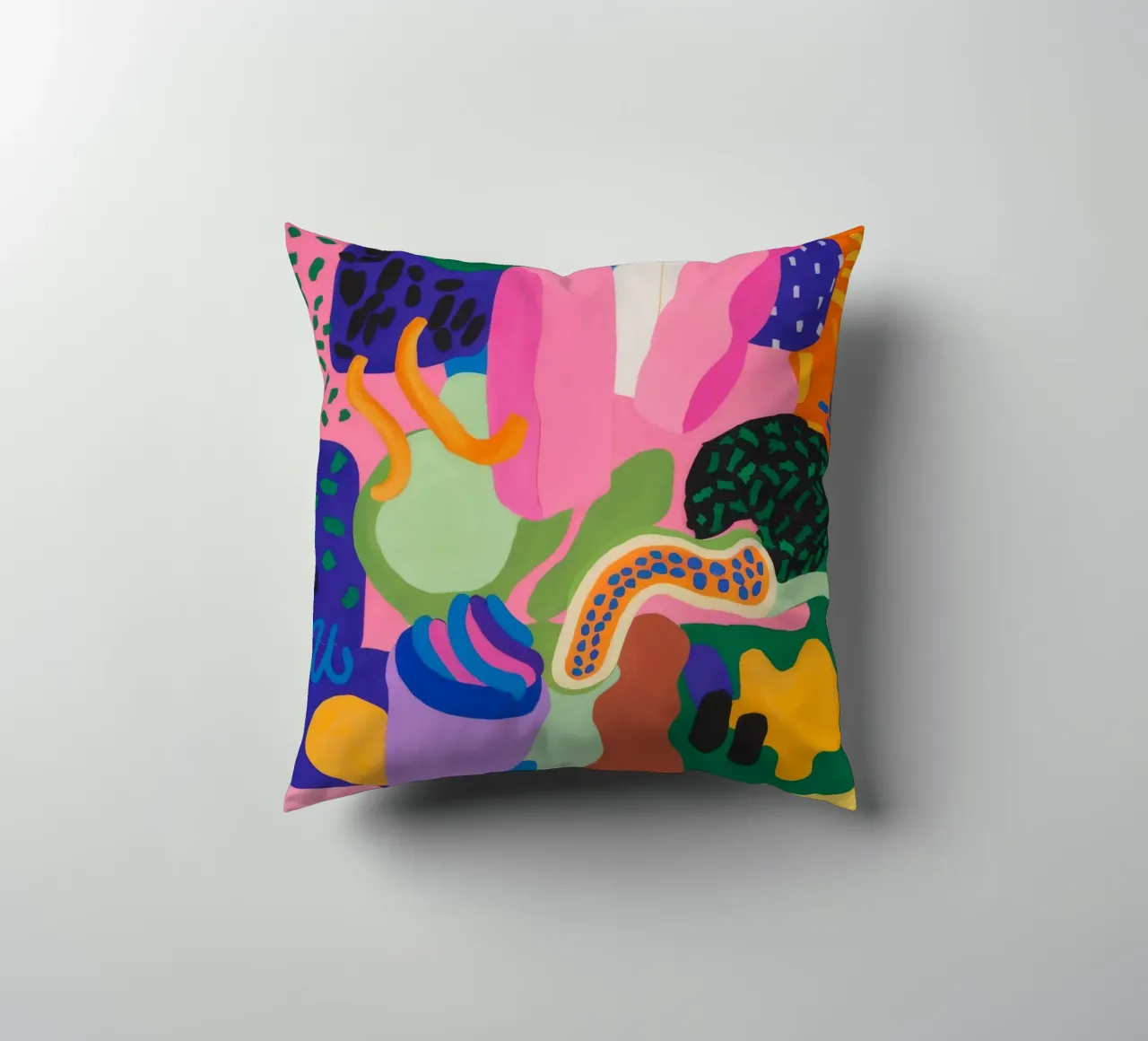 L'extase des blob chromatiques coussin de Zep Layers
