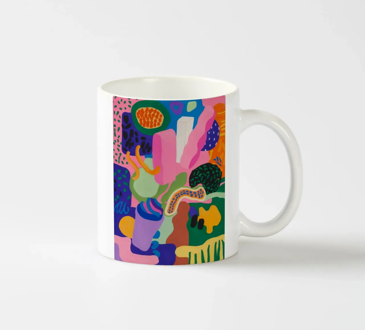 Chromatische Kleckse Ekstase Keramik Tasse von Zep Layers