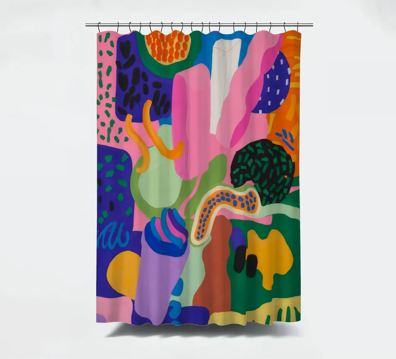 Estasi cromatica dei blob tenda da doccia da Zep Layers