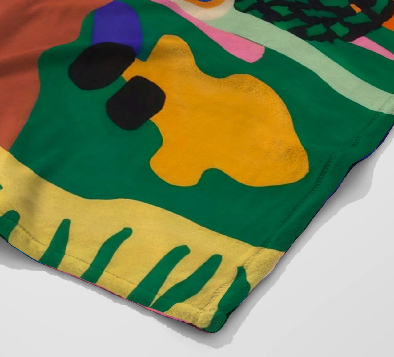 Chromatic Blob Ecstasy fleece blanket by Zep Layers