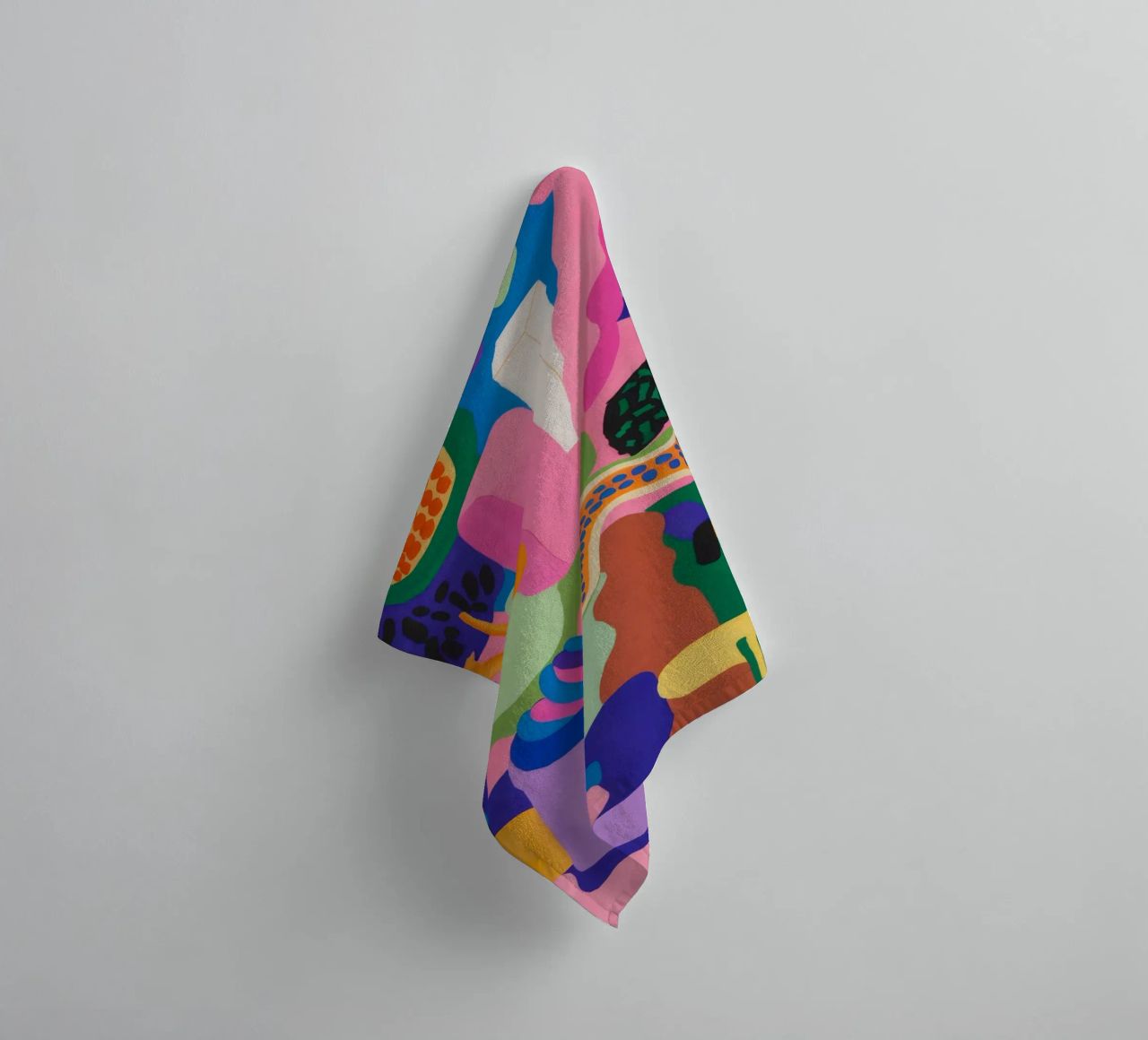 Chromatic Blob Ecstasy towel by Zep Layers