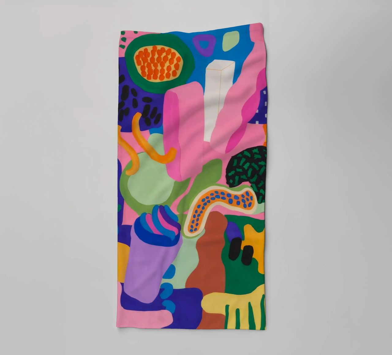 Chromatic Blob Ecstasy towel by Zep Layers