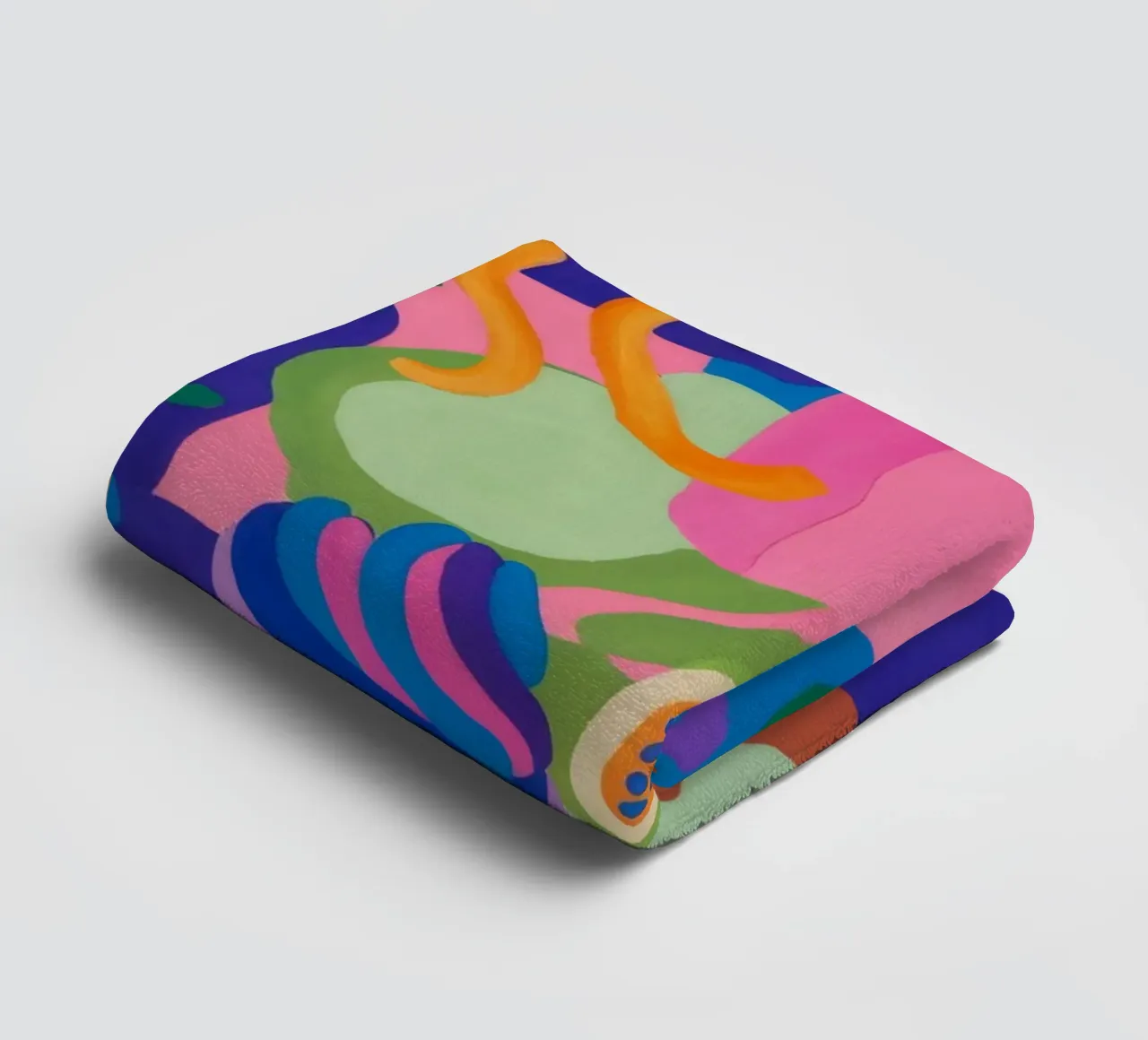 Chromatische Kleckse Ekstase Handtuch von Zep Layers