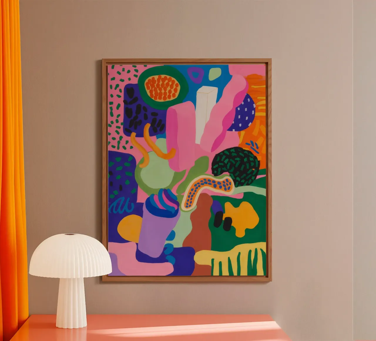 Estasi cromatica dei blob alluminio dibond da Zep Layers