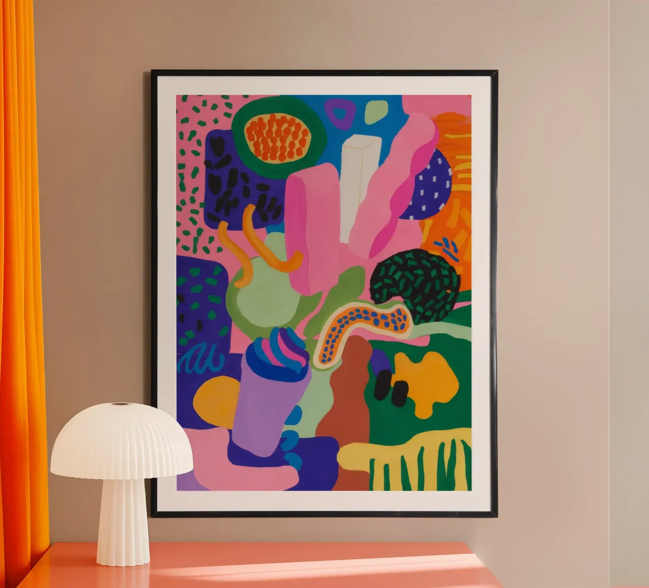 Estasi cromatica dei blob poster da Zep Layers