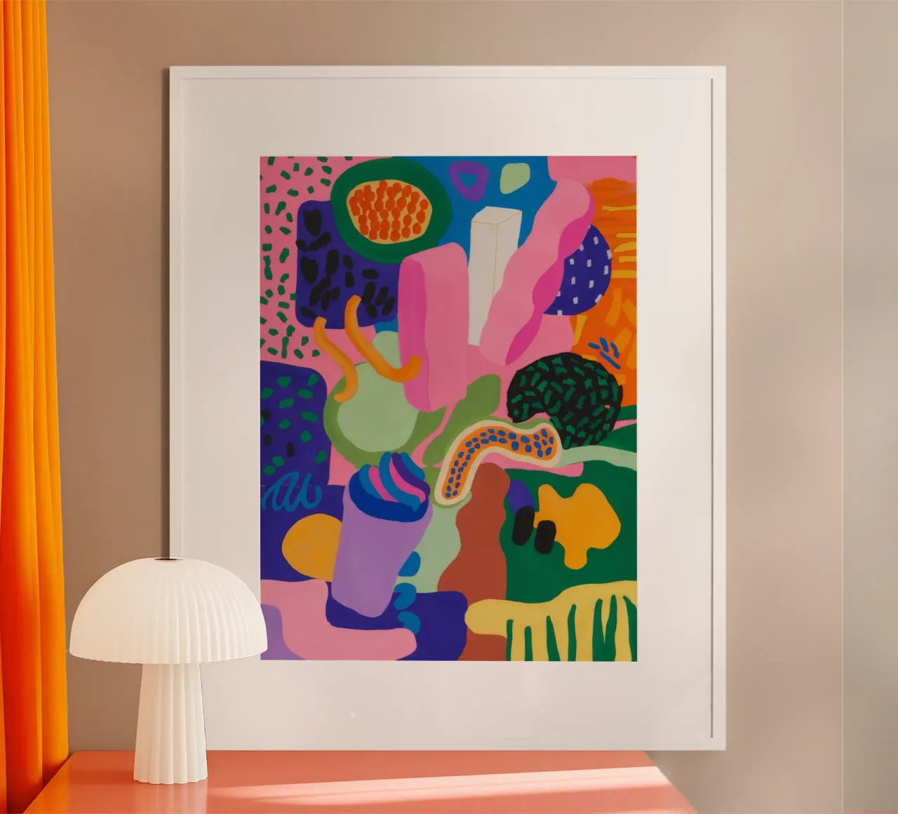 Estasi cromatica dei blob poster da Zep Layers
