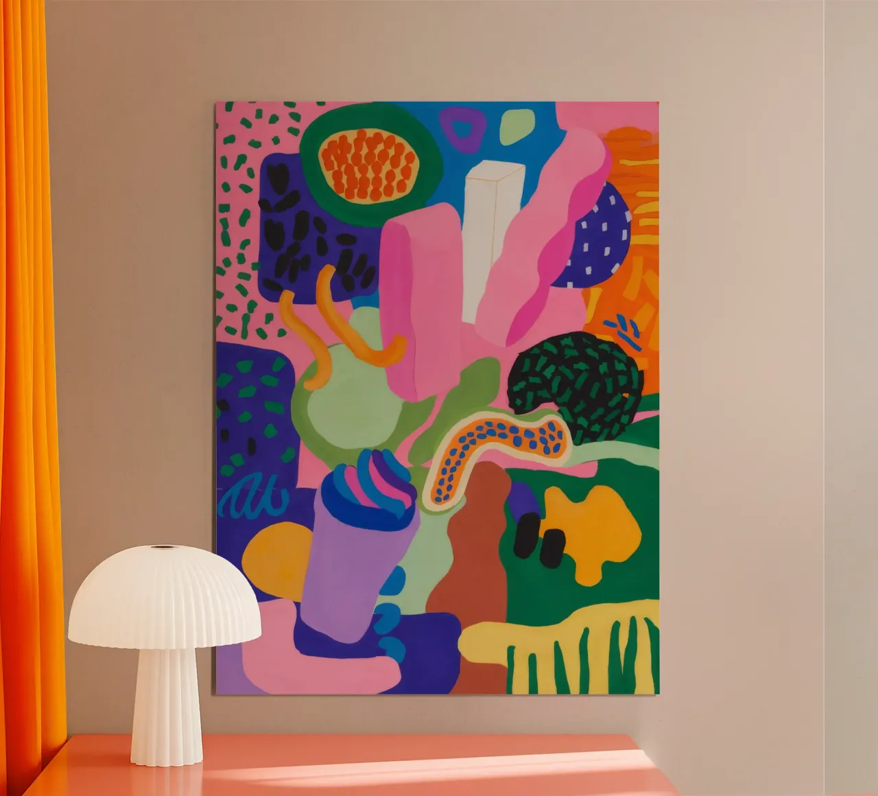 Estasi cromatica dei blob poster da Zep Layers