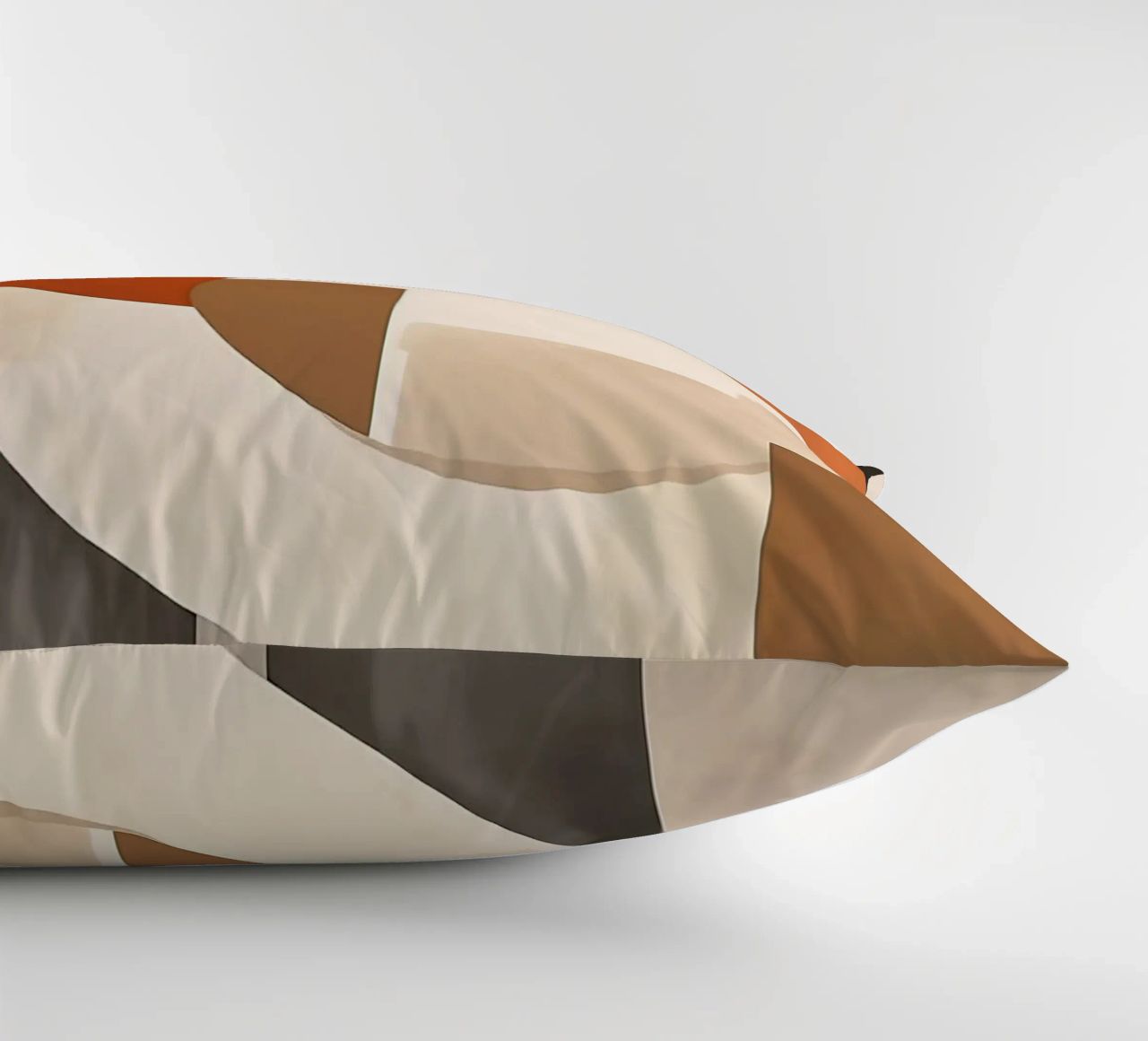 circles rectangles geometric shapes overlapping forms abstra decorative cushion by Jhon W Caquimbo