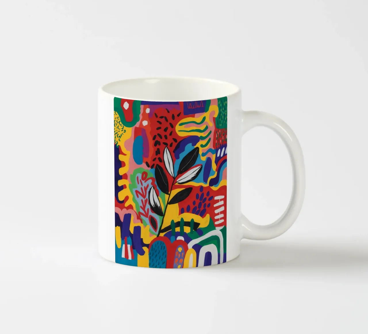 Rapsodia della giungla Astratto tazza in ceramica da Zep Layers